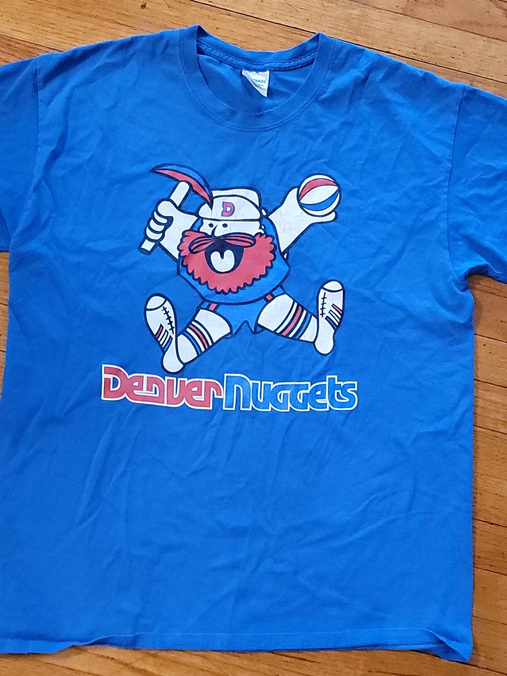 Gildan Bright Blue Denver Nuggets Mascot Tee
